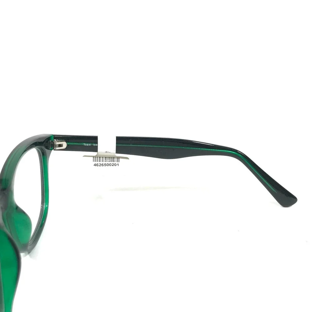 Next Issue NI 10 COL 90 Eyeglasses Frames Black Green Square Full Rim 51-20-145